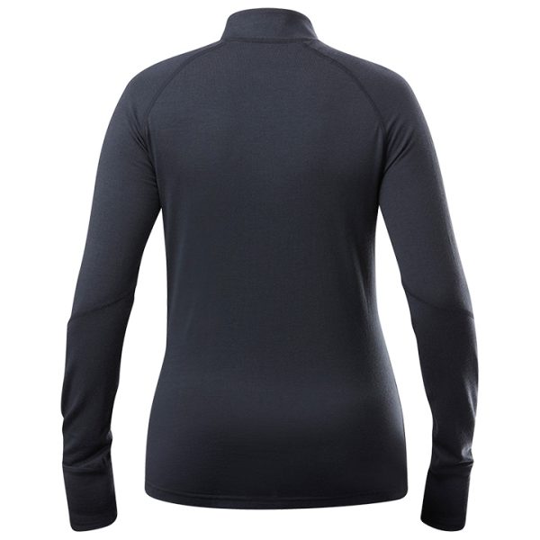W Sarenne Merino Half Zip Black - Image 2