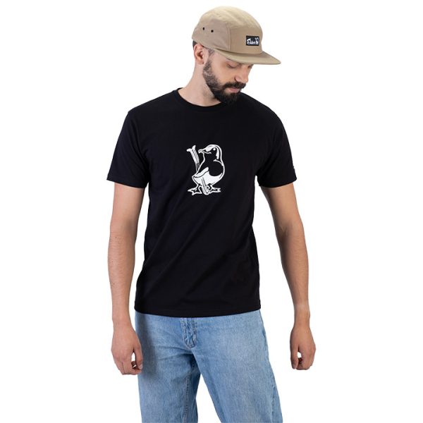 Vintage Duck Cotton Tee Black - Image 3