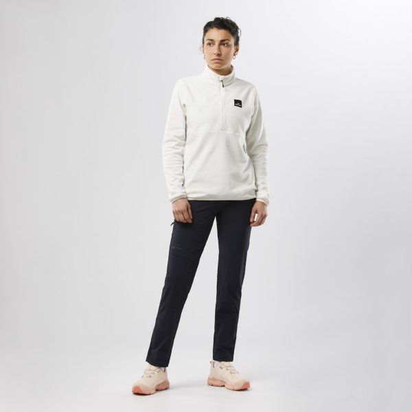 W Peclet Polartec Fleece Light 1/4 Zip Navy - Image 6